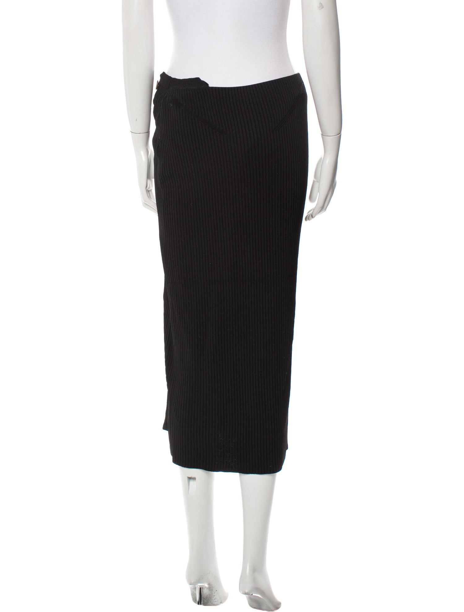 Anna October Cutout Accent Midi Length Skirt